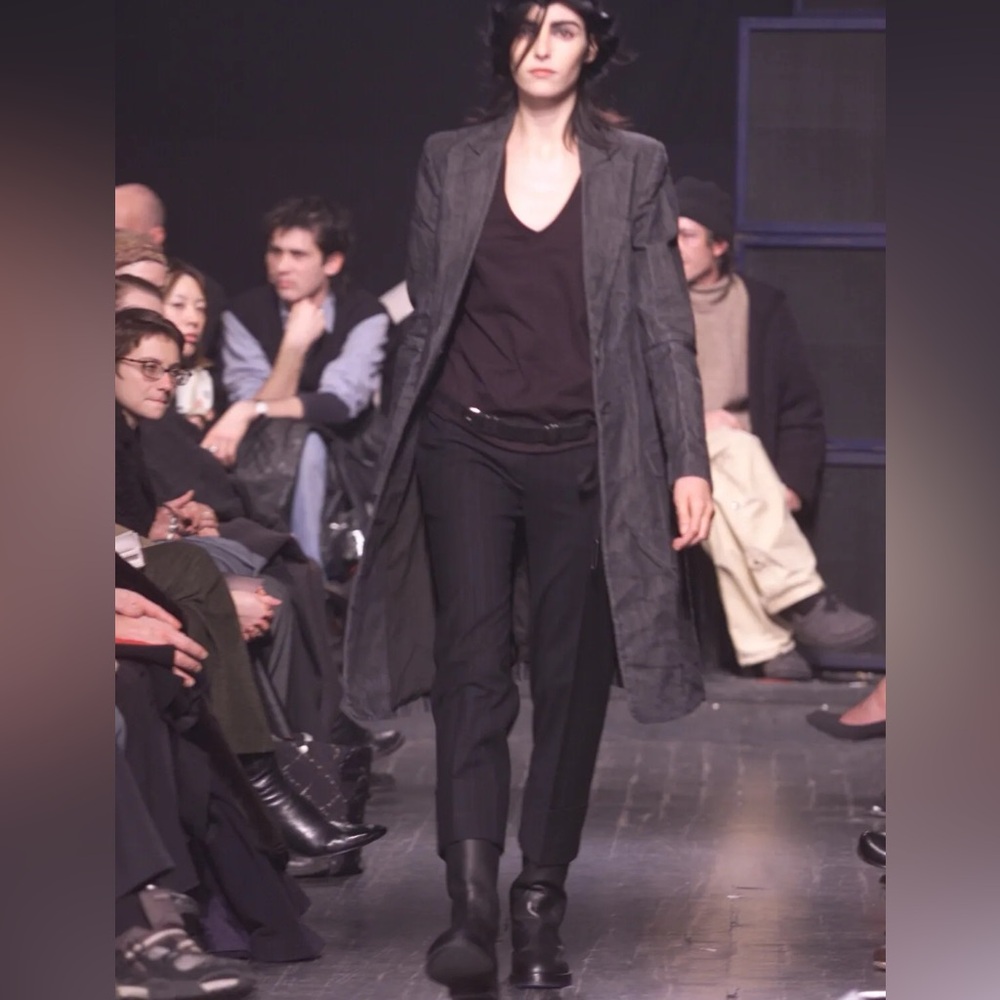 Ann Demeulemeester Black Leather Riding Boots 10